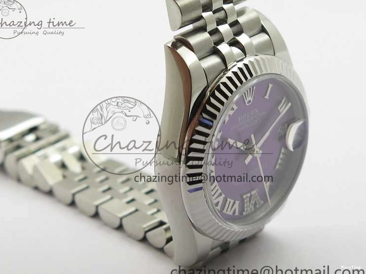 MiroTime 0508 Datejust 31mm 278271 SS BP Maker Best Edition Purple Roman Dial on Jubilee Bracelet OdorResistant 2724